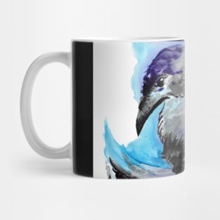 watercolour raven artwork alternate design - gothic art and designs Mug